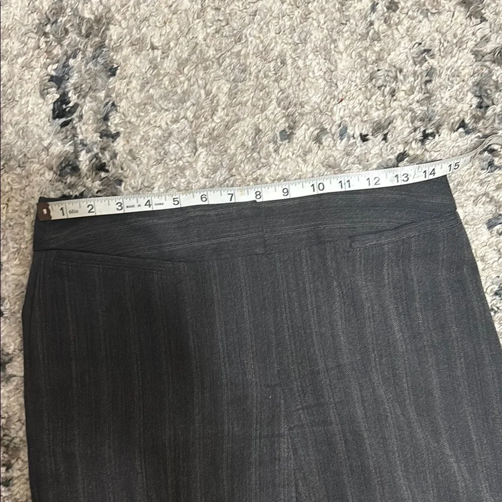 Rafaella Charcoal Pinstripe Trousers - Picture 5 of 9